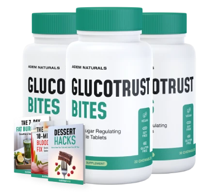 GlucoTrust Bites 3 Bottles